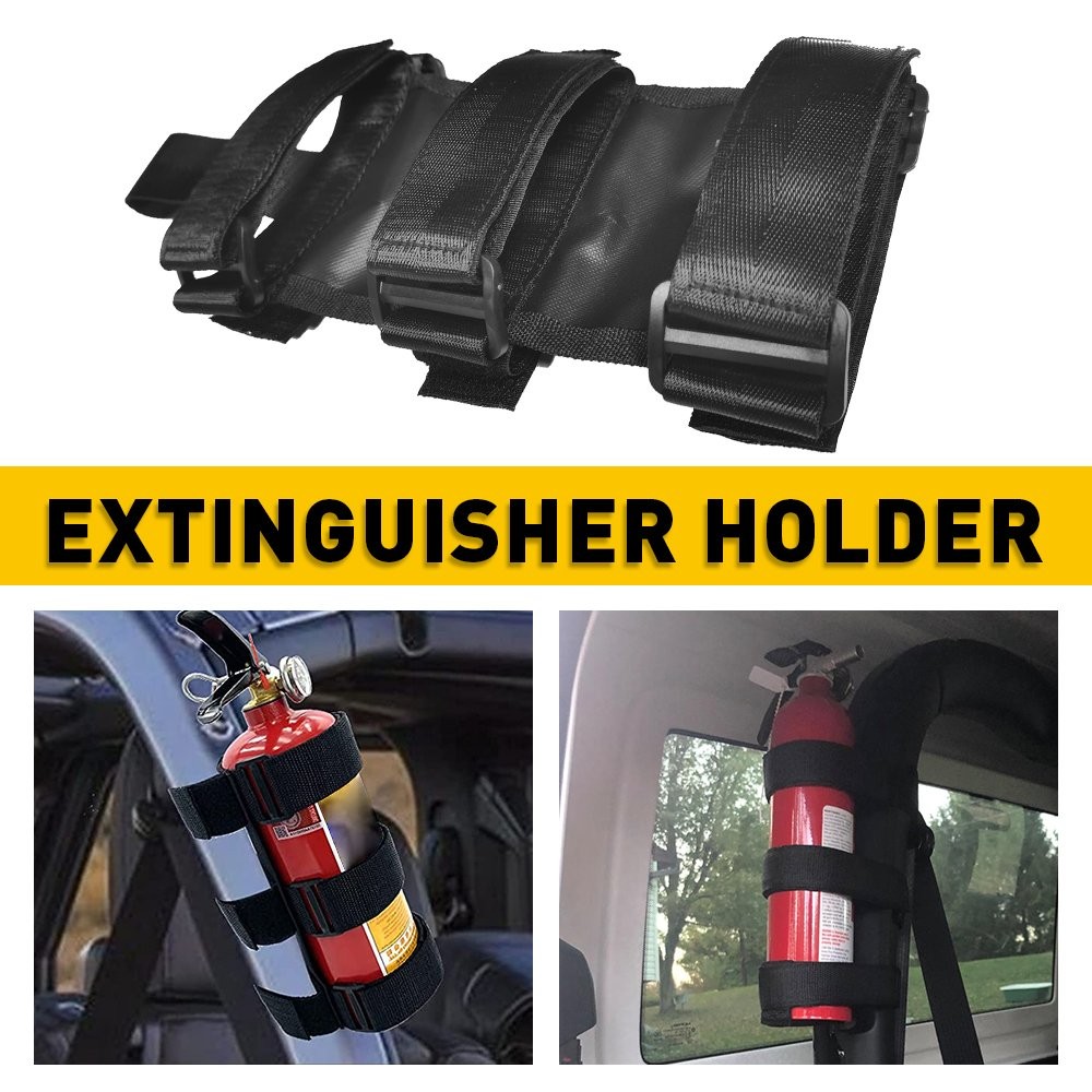 Roll Bar Fire Extinguisher Mount Holder For 1976-2021 Jeep Wrangler LJ YJ CJ USA