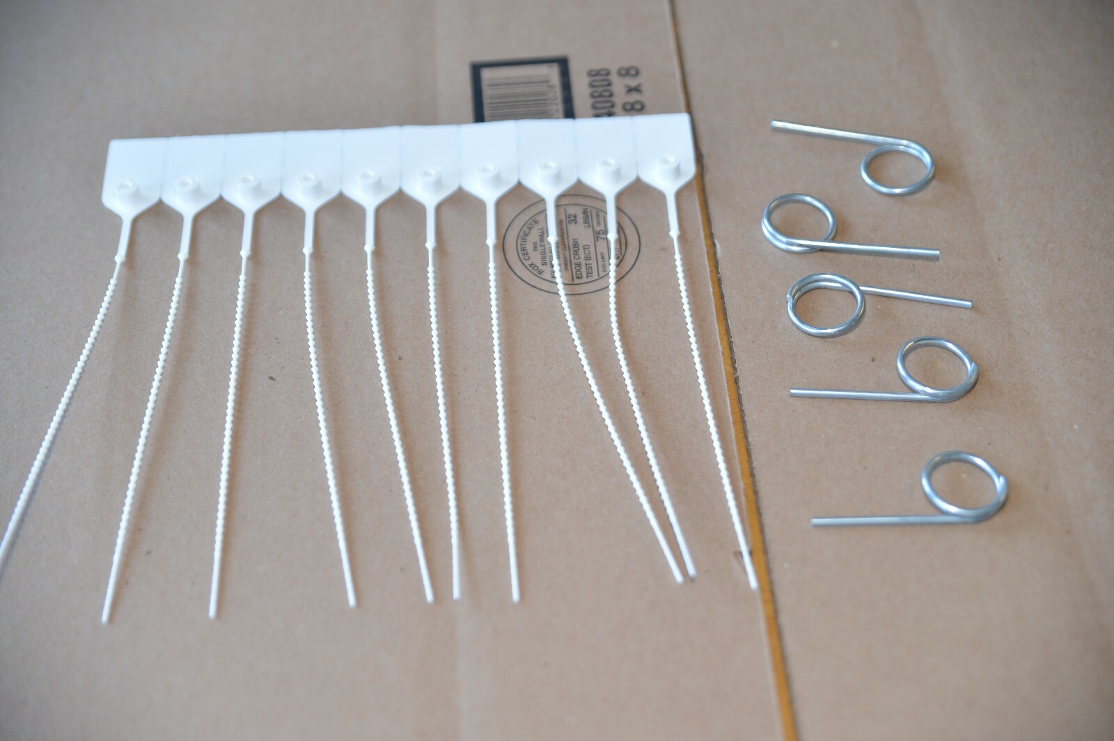 🎯 10 WHITE FIRE EXTINGUISHER TAMPER FLAG SEALS & 5 SAFETY PULL PINS