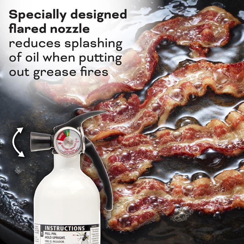 Lightweight Kitchen Fire Extinguisher Non-toxic UL Listed High Volume Discharge