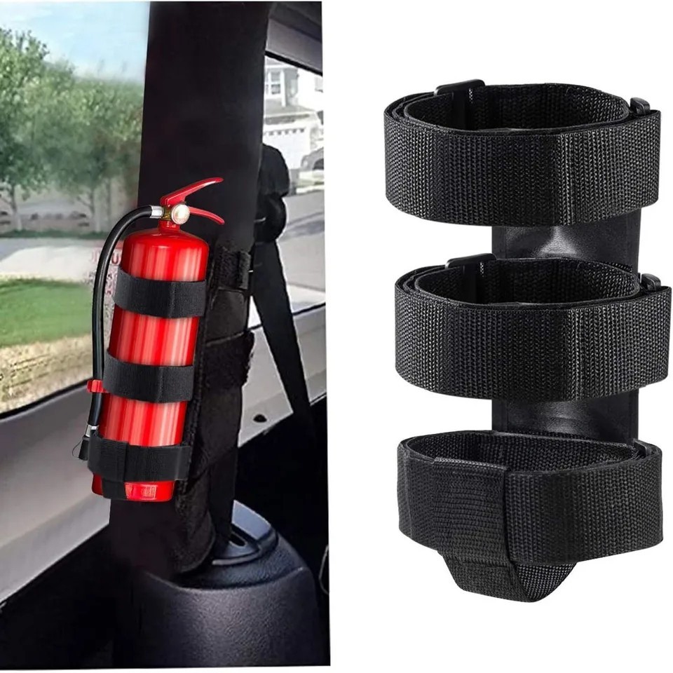 1PC Adjustable Fire Extinguisher Mounting Bracket Holder For Car Jeep
