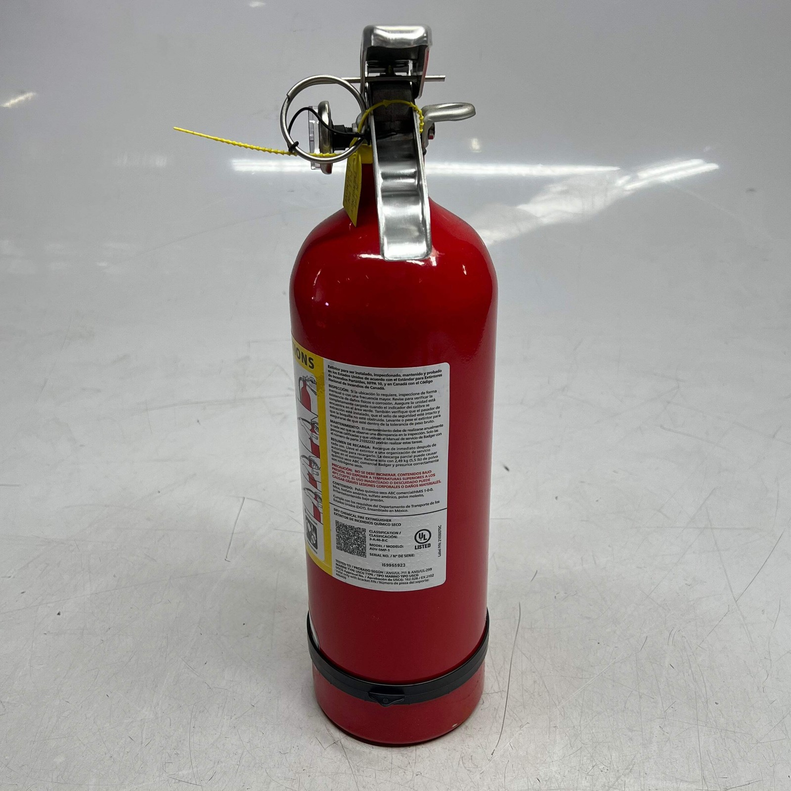 BADGER FIRE PROTECTION Dry Chemical Portable Advance Fire Extinguisher 21007866