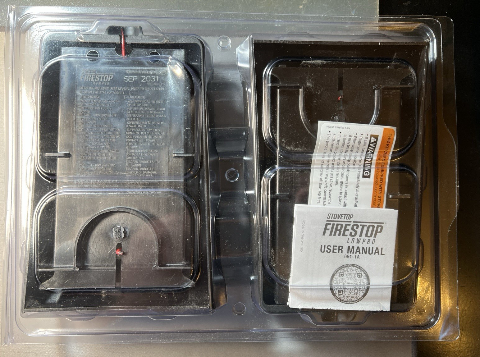 2 Pk StoveTop Firestop 691-1A LowPro Automatic Cooktop Fire Suppression Exp 9/31