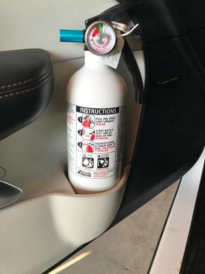 Kidde • Automotive Fire Extinguisher • 3lb Dry Chemical • Car/Truck/Boat – RED
