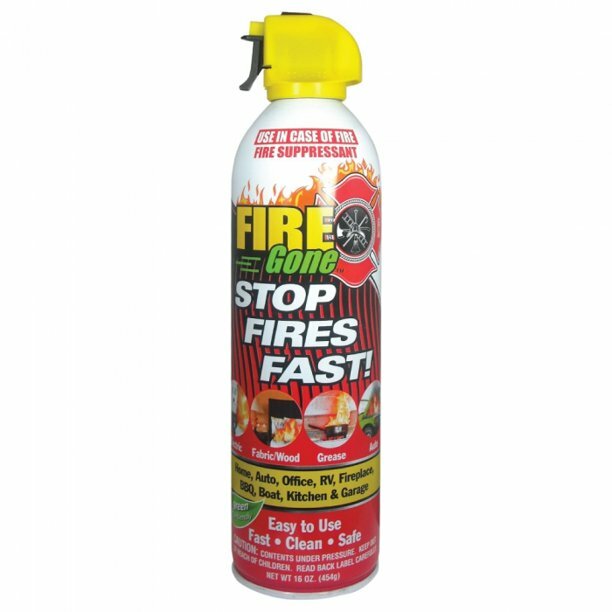 FIRE FIGHTER FIRE GONE, Use in case of fire, stop fires fast, easy to use, safe.