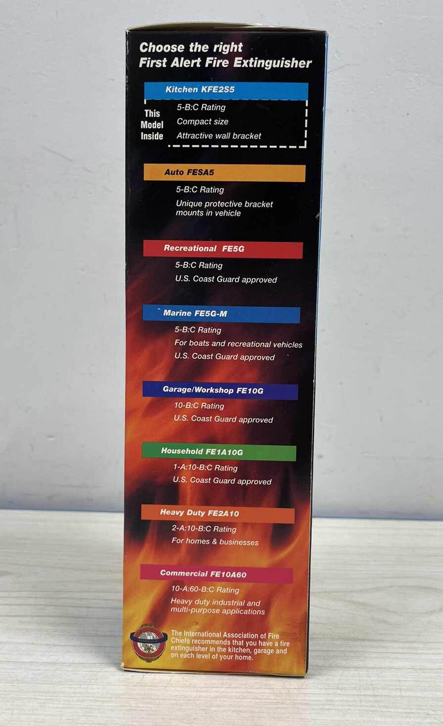 First Alert Kitchen Fire Extinguisher Liquids Grease Electrical Equipment KFE2S5