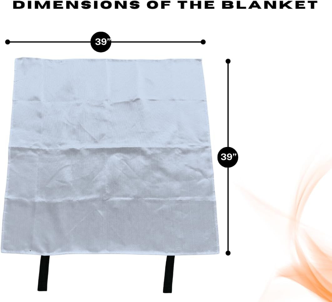 1X Fire Blanket for Home Safety Emergency for Kitchen Fiberglass Fire Blankets F