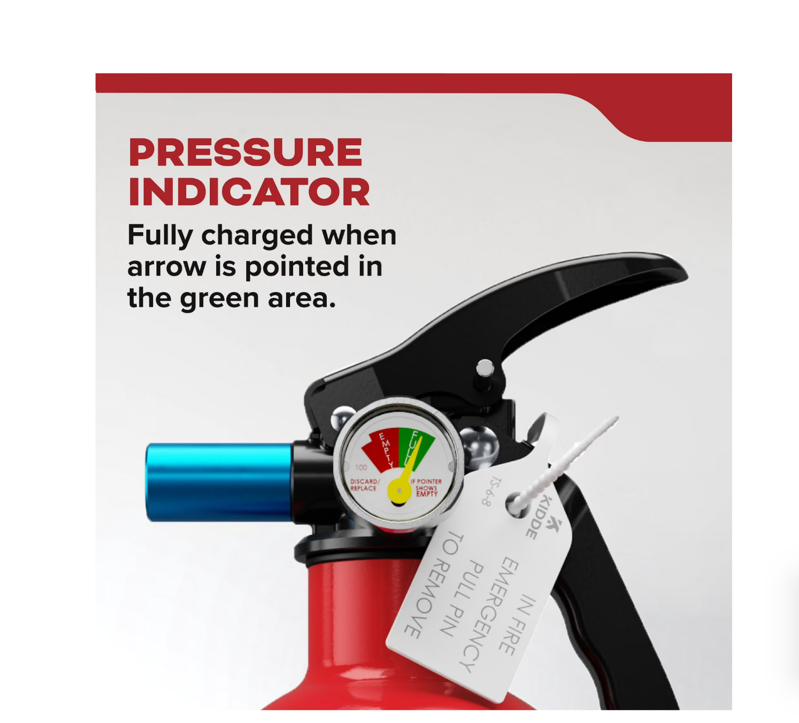 Kidde Fire Extinguisher for Vehicles, Single-Use, Dry Chemical, 5BC, Strap Brack