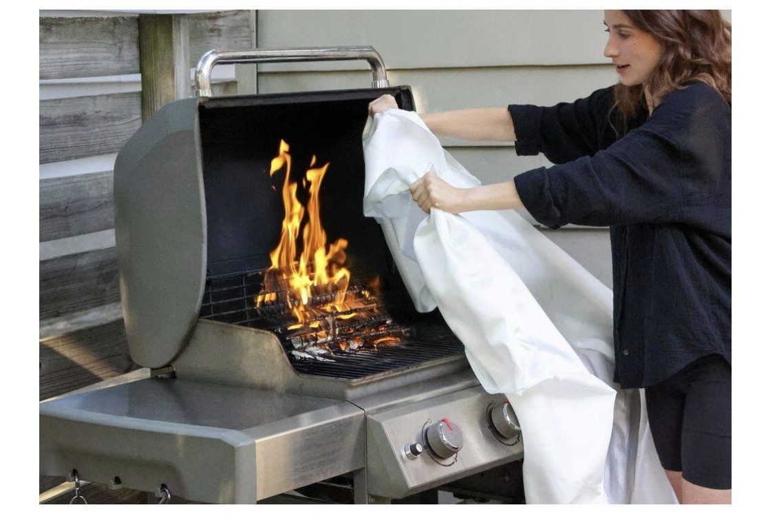 40 in. x 40 in. Fire Extinguisher Blanket with Storage Bag by Premium Defense