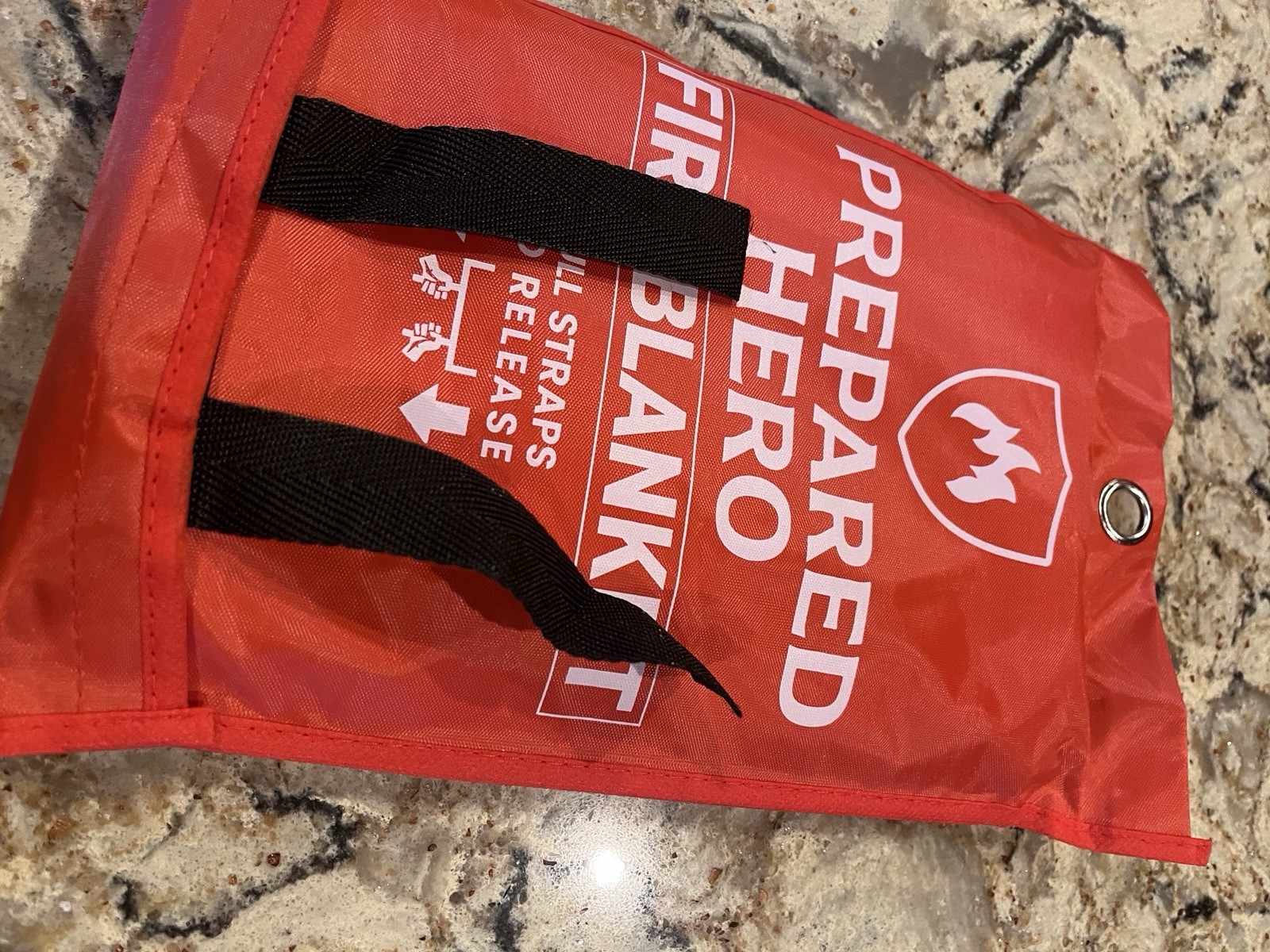 Prepared Hero Fire Blanket 39″×39″ Fiberglass Home Emergency Safety Blanket NEW