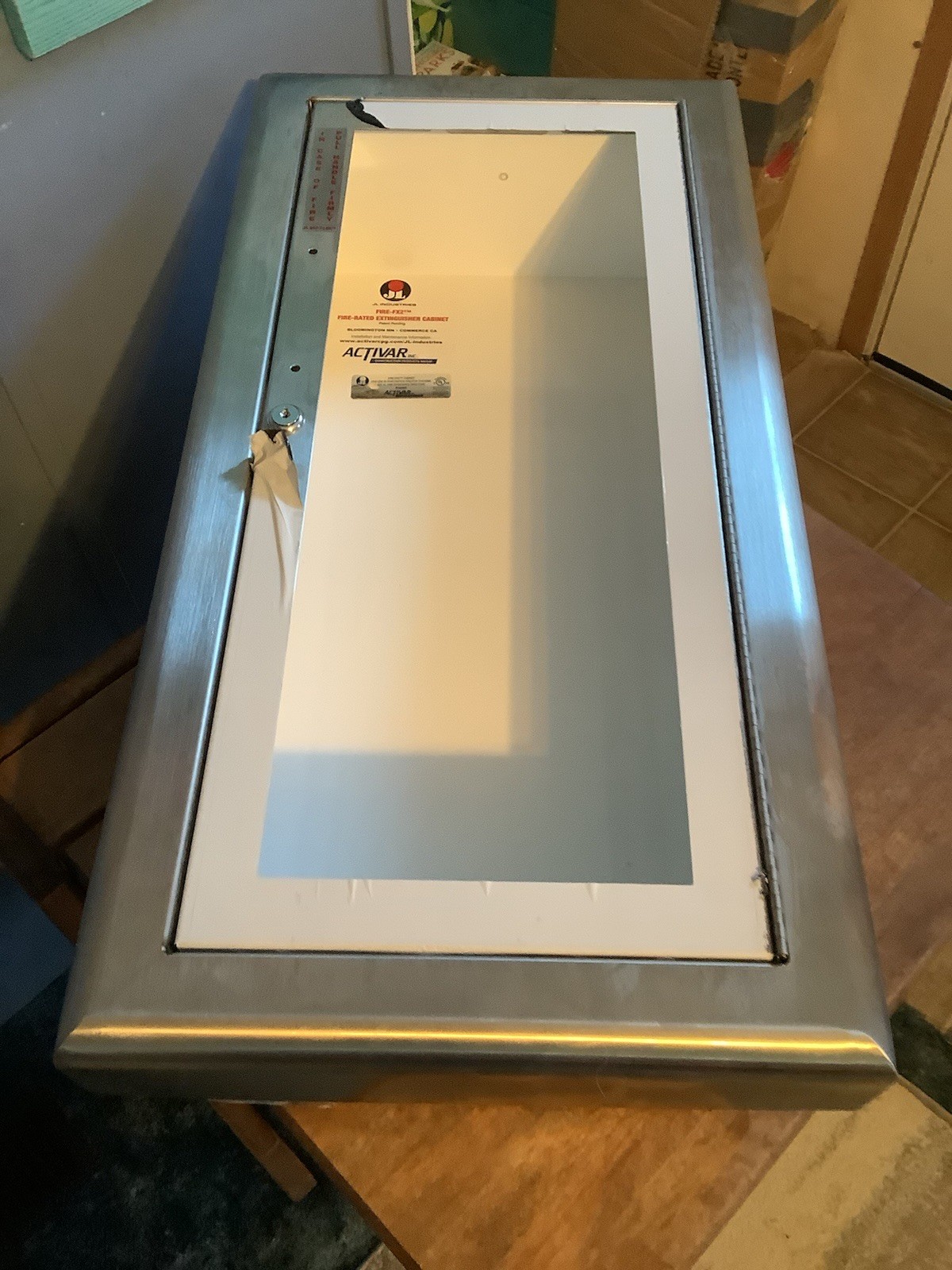 Fire-fx2 Fire rated Cabinet JL Industries C1037G17FX2 For Fire Extinguishers