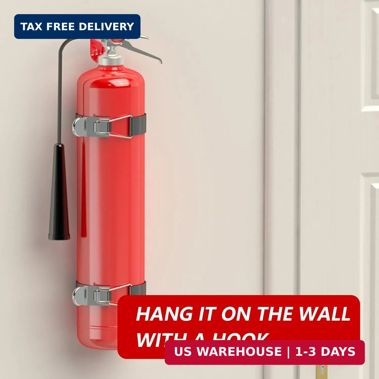 Fire Extinguisher Mounts & Brackets,4 Pack Fire Extinguisher Brackets and Holder
