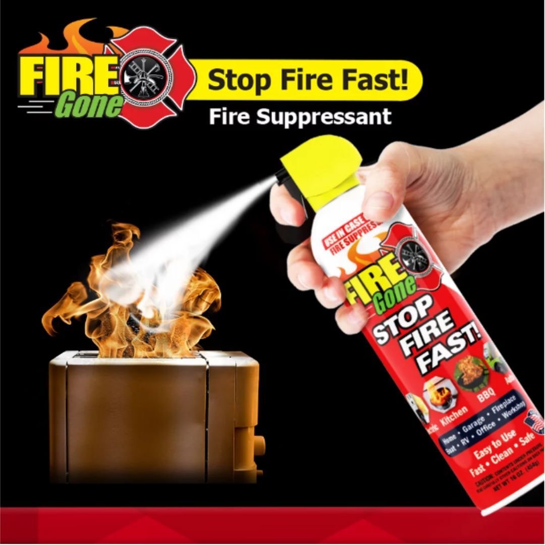 16 Oz. A:B:C Multiple Use Fire Extinguisher Spray Suppressant