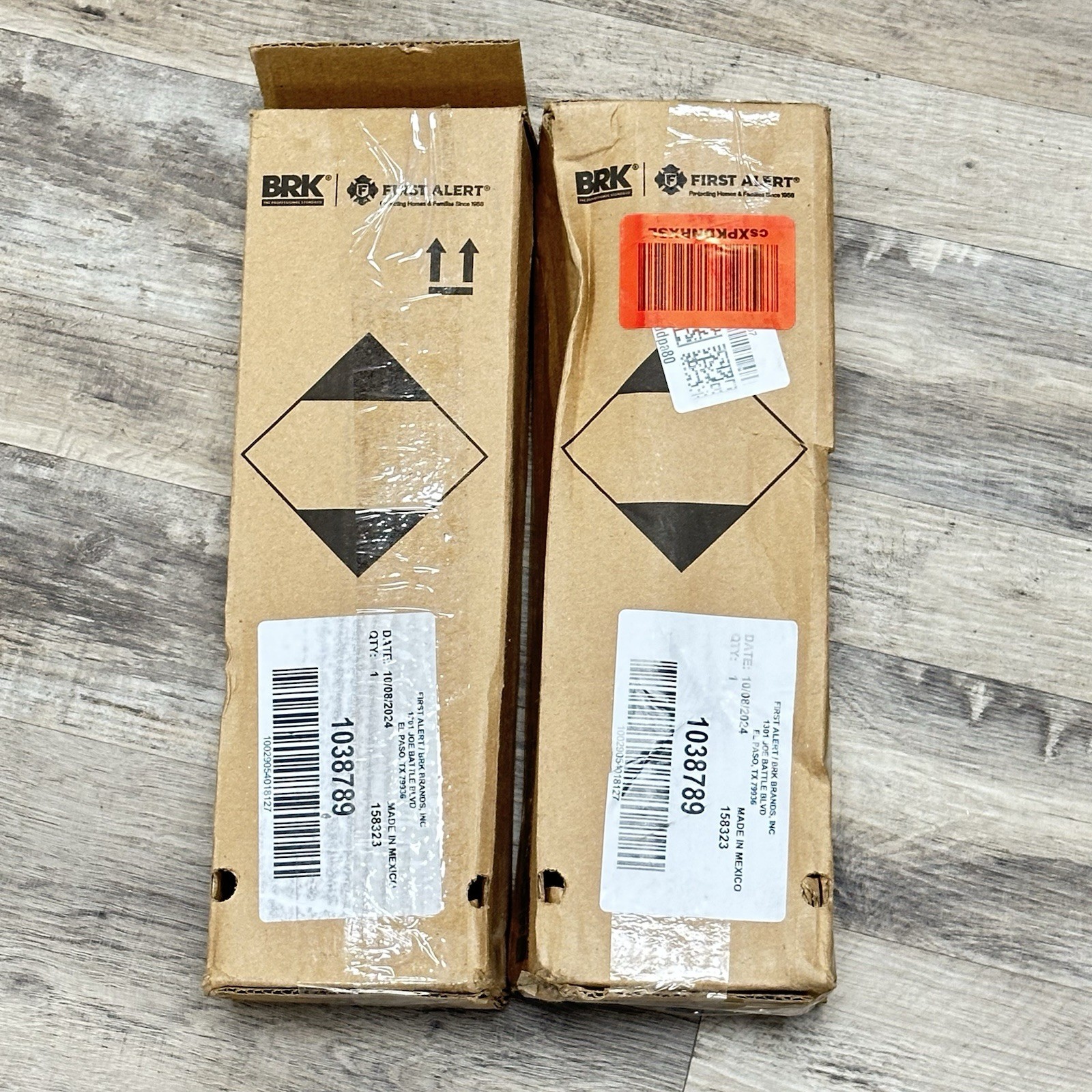 2x First Alert Home1 1-A:10-B:C Rechargeable Home Fire Extinguisher 2.5lbs Each
