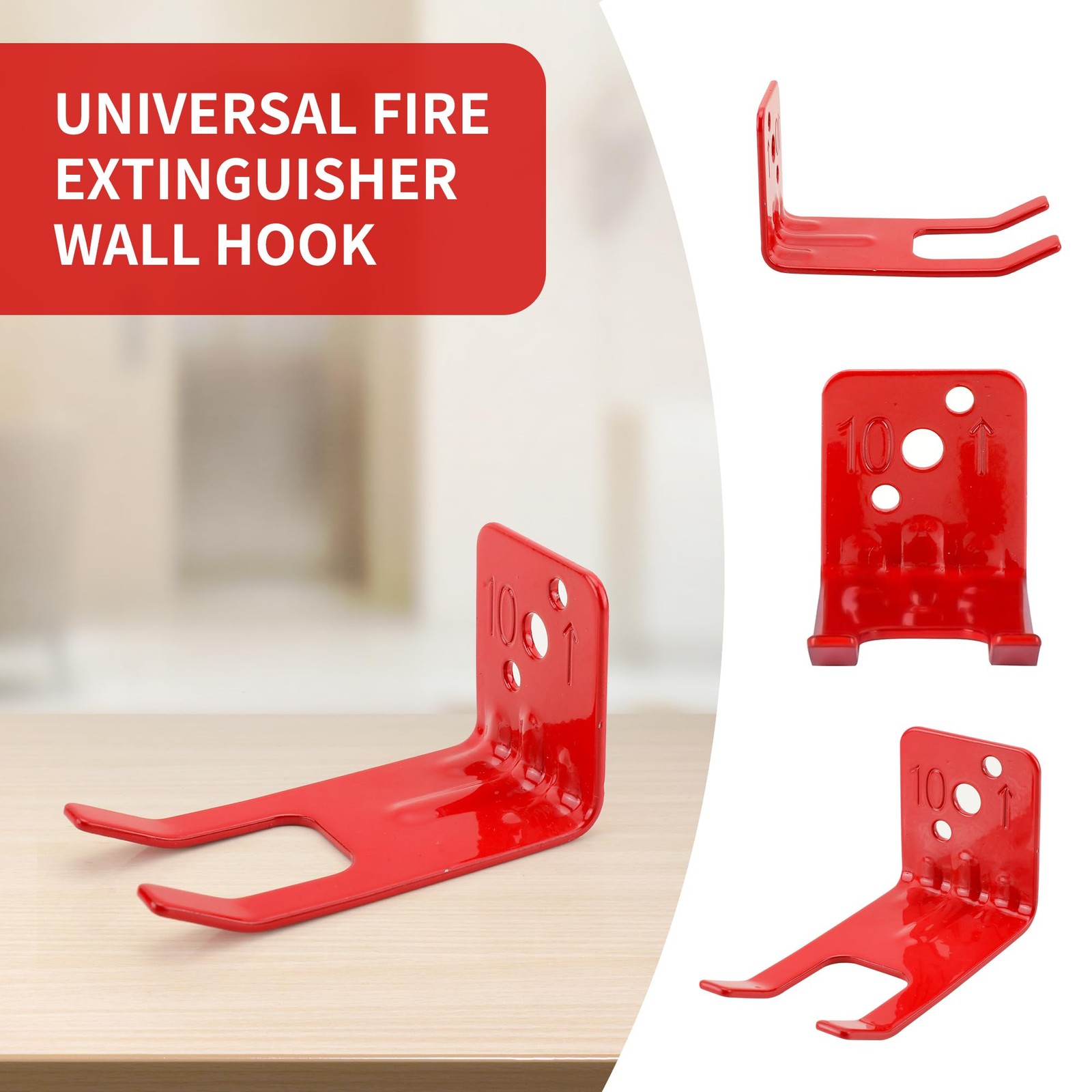 12 Pack Fire Extinguisher Bracket Universal Fire Extinguisher Wall Mounts Fir…