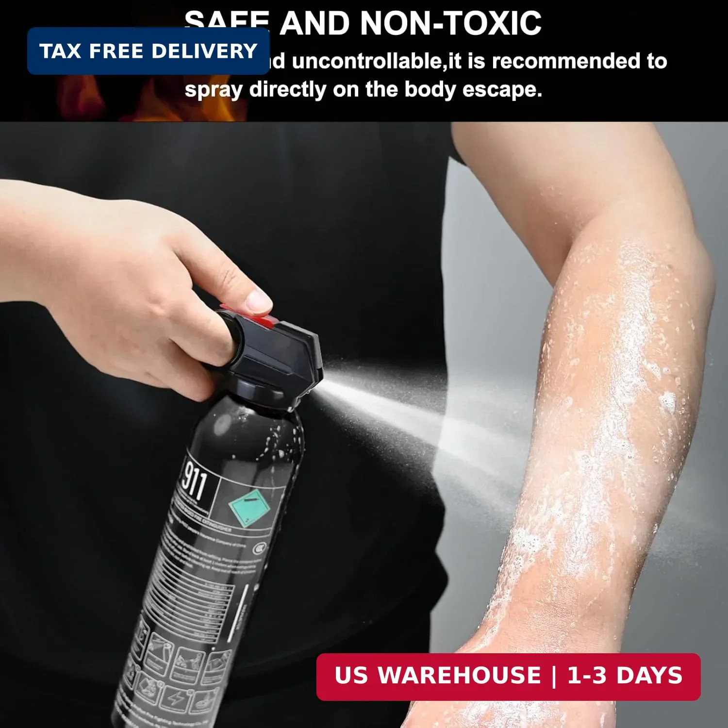 6Pack Fire Extinguisher for Home – 8 in 1 Portable A, B, C, K Fire Extinguishers