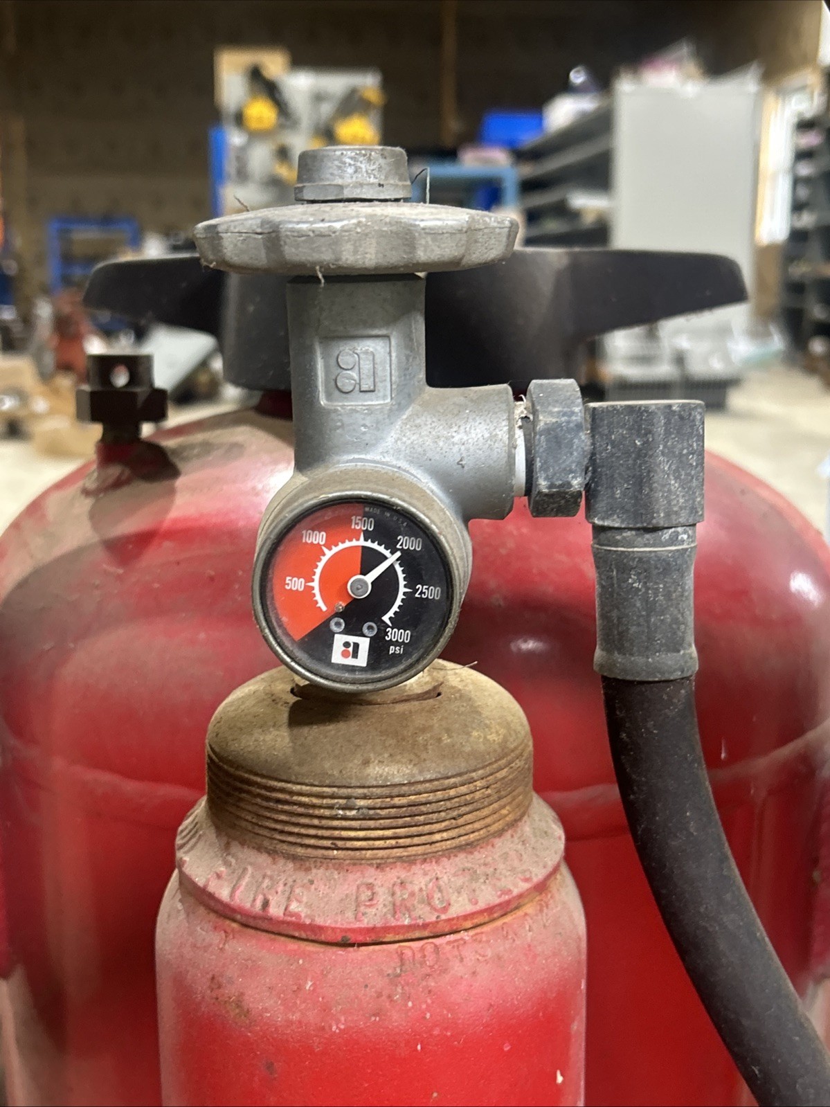Ansul dry chemical fire extinguisher Model L-k-150D Class B,c Fires Wheeled Fire