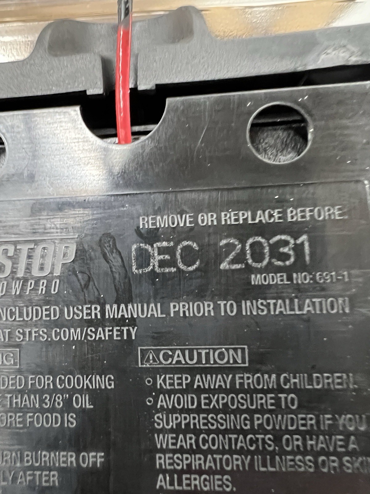 2 Pk StoveTop Firestop 691-1A LowPro Automatic Cooktop Fire Suppression Exp 9/31