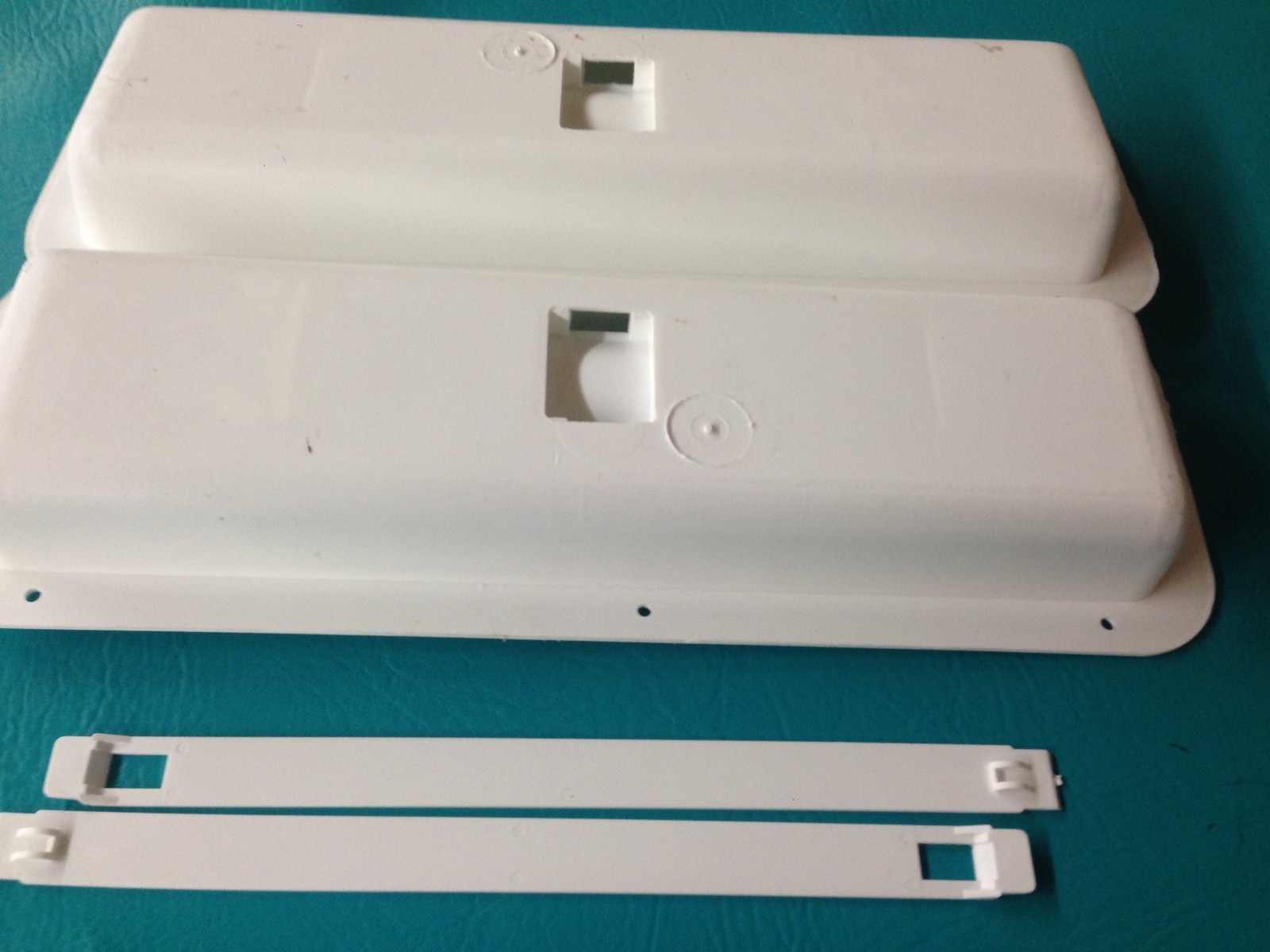 Set of 2 2lb Fire Extinguisher Wall Mount Bracket Holder Hanger Boat Rv White