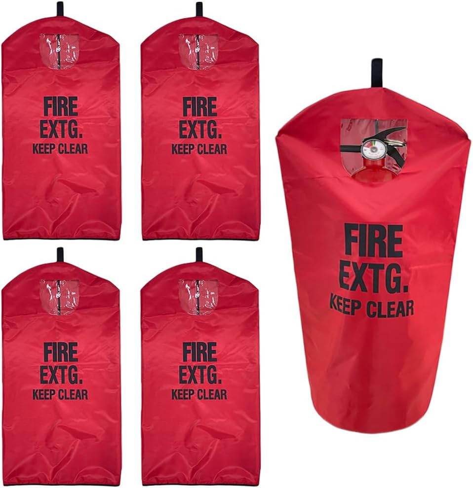 Fire Extinguisher Cover, Heavy Duty Fire Sa-Fety Protective Sleeve from Scuffs &