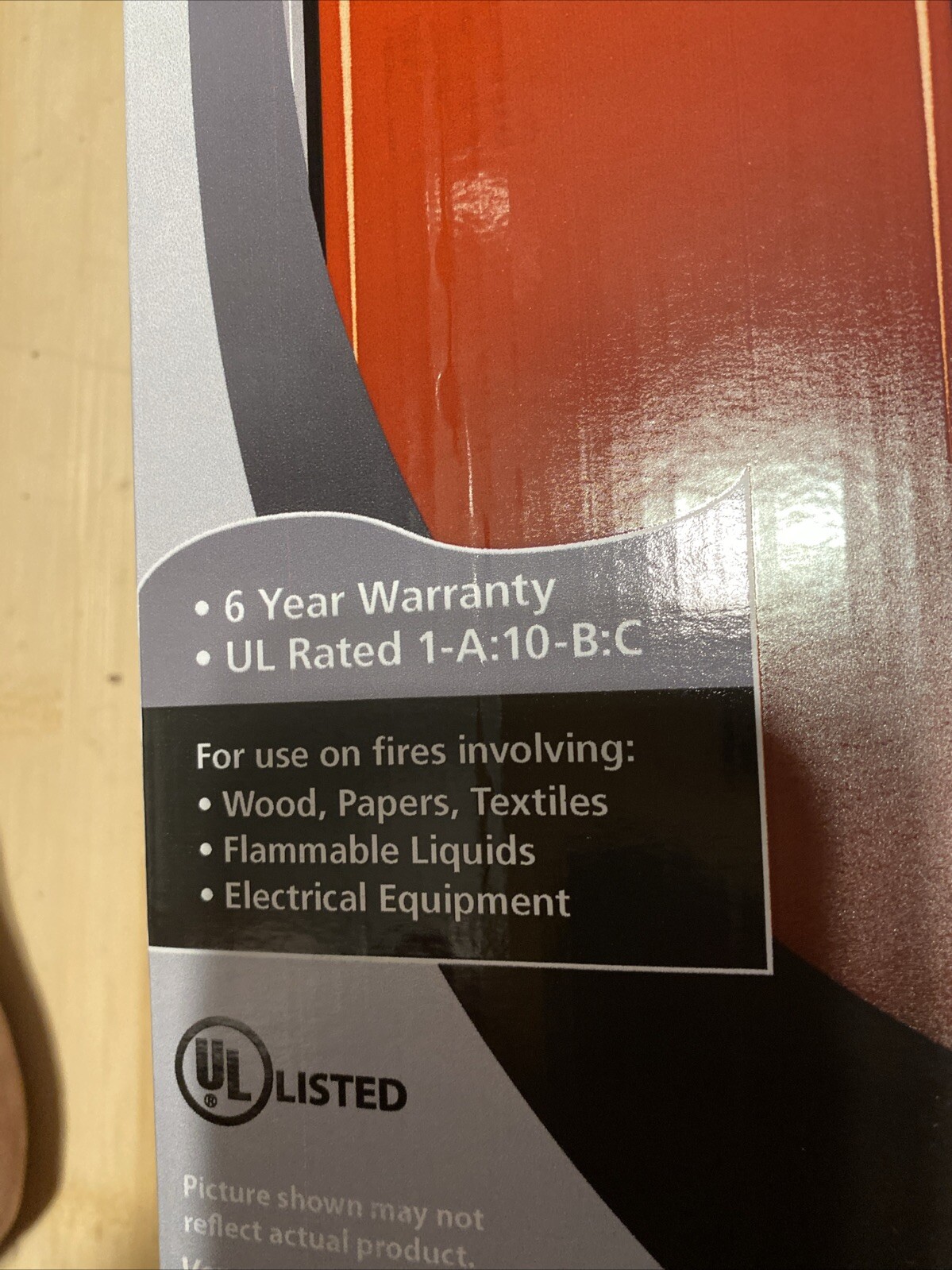 Fire Extinguisher with Easy Mount Bracket & Strap 1-A:10-B:C Dry Chemical ABC