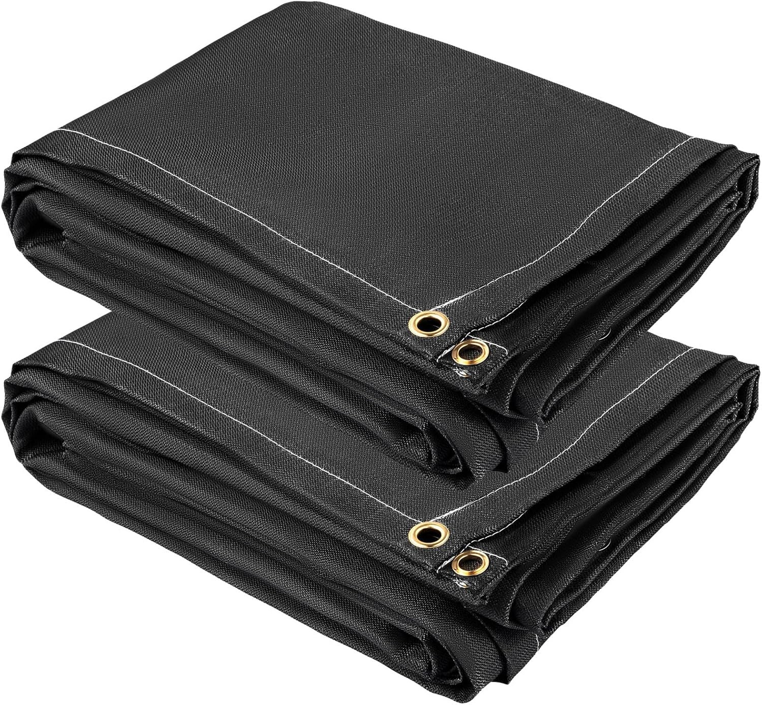 Fire Blankets, 2 Pack Welding Blankets, 8′ X 10′ Fire Suppression Blanket, 1022°