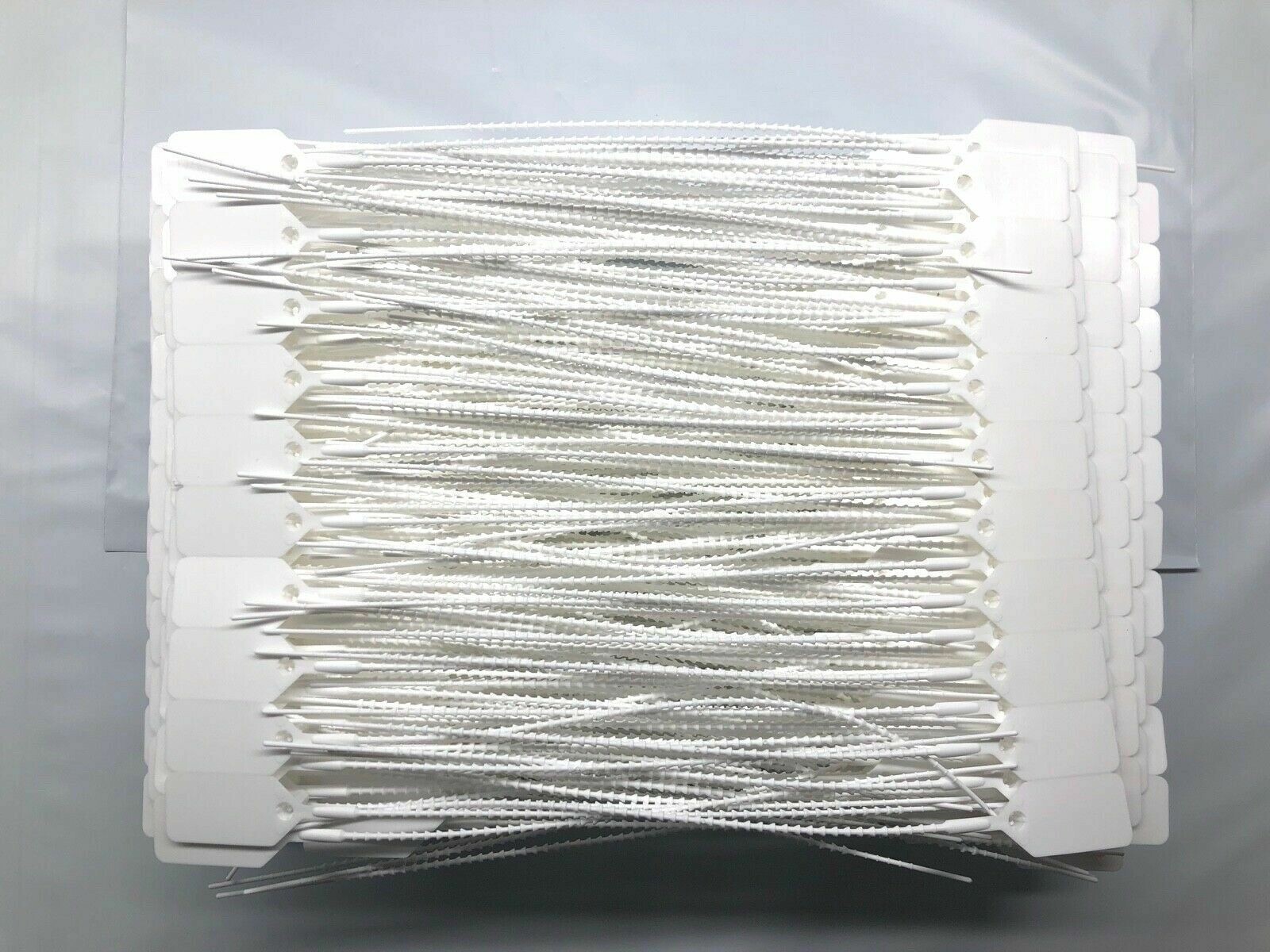 🔥🧯500-FIRE EXTINGUISHER TAMPER PROOF “FLAG” SAFETY SEALS (WHITE) U.L. APPROVED