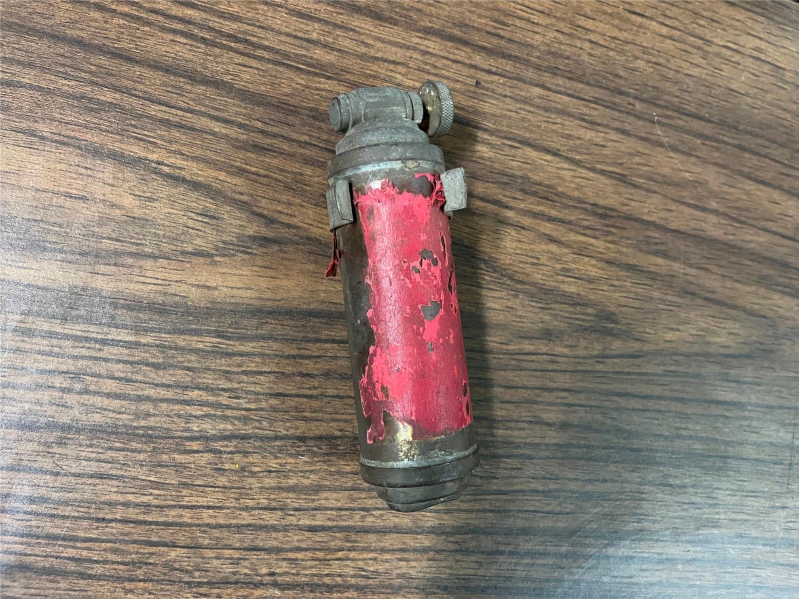 vintage Presto “CB” Mini Motorcycle Brass Fire Extinguisher Made In USA Rare