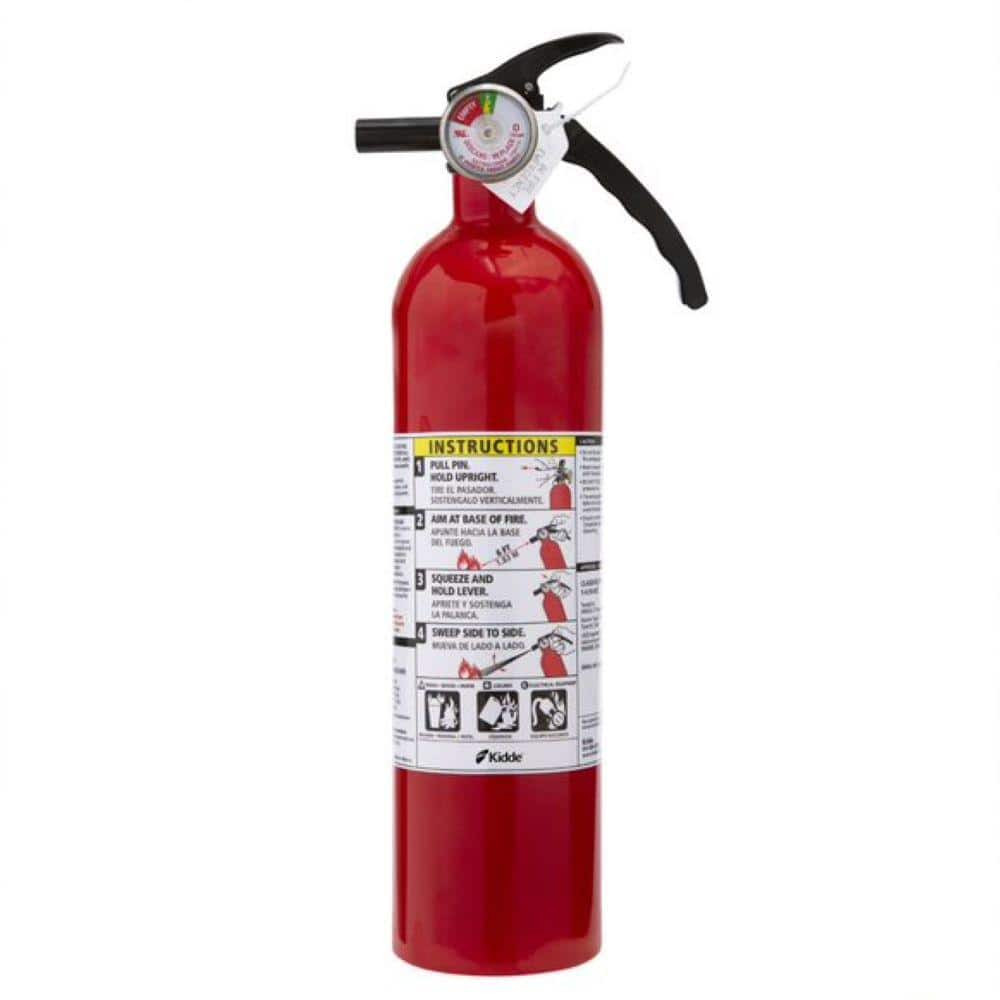 2 fire extinguisher dry chemical powder home office shop safety 1-a:10-b:c