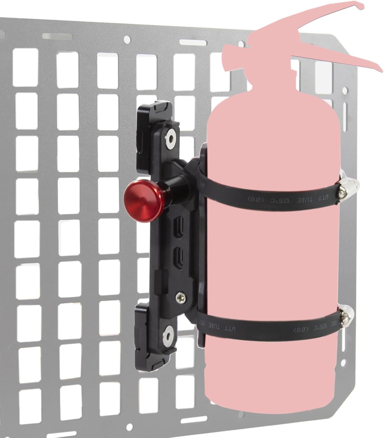 Molle Panel Fire Extinguisher Mount for Tactical Vehicles and Gear