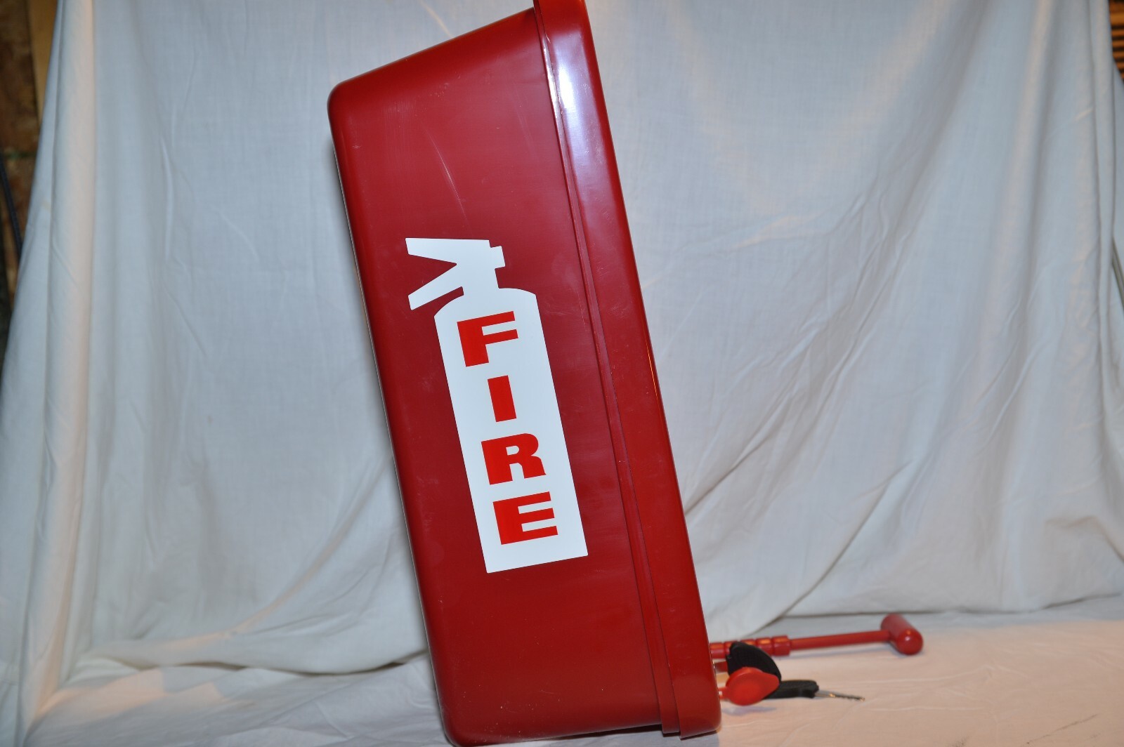 🎯 (6 PACK) 5 LB RED FIRE EXTINGUISHER CABINET INDOOR/OUTDOOR “FREE SHIPPING”