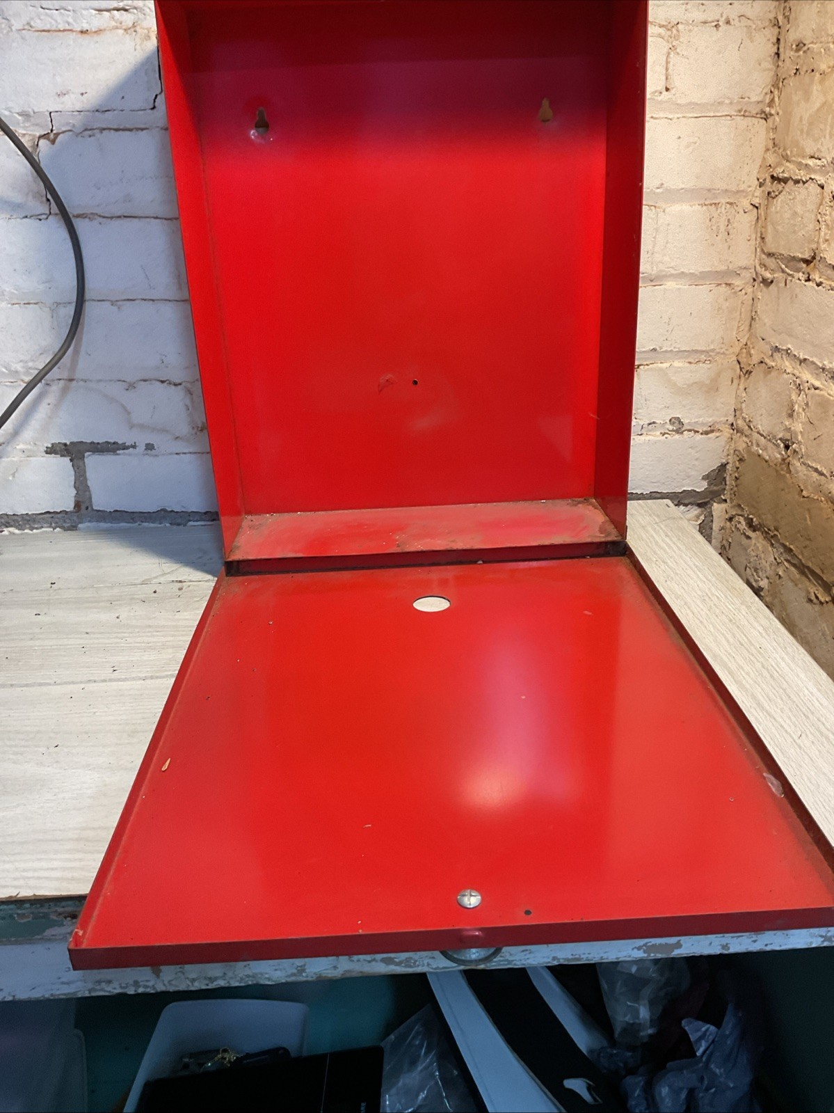 Ready Made Sign Co. 16×13”” Fire Blanket Metal Wall Sign Cabinet (no Blanket)