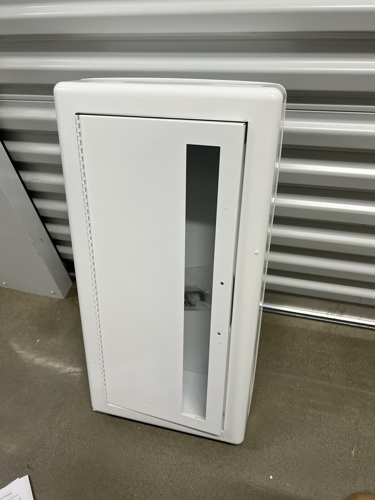 JL Industries 1017V10 Ambassador Fire Extinguisher Cabinet Panel *missing Glass*