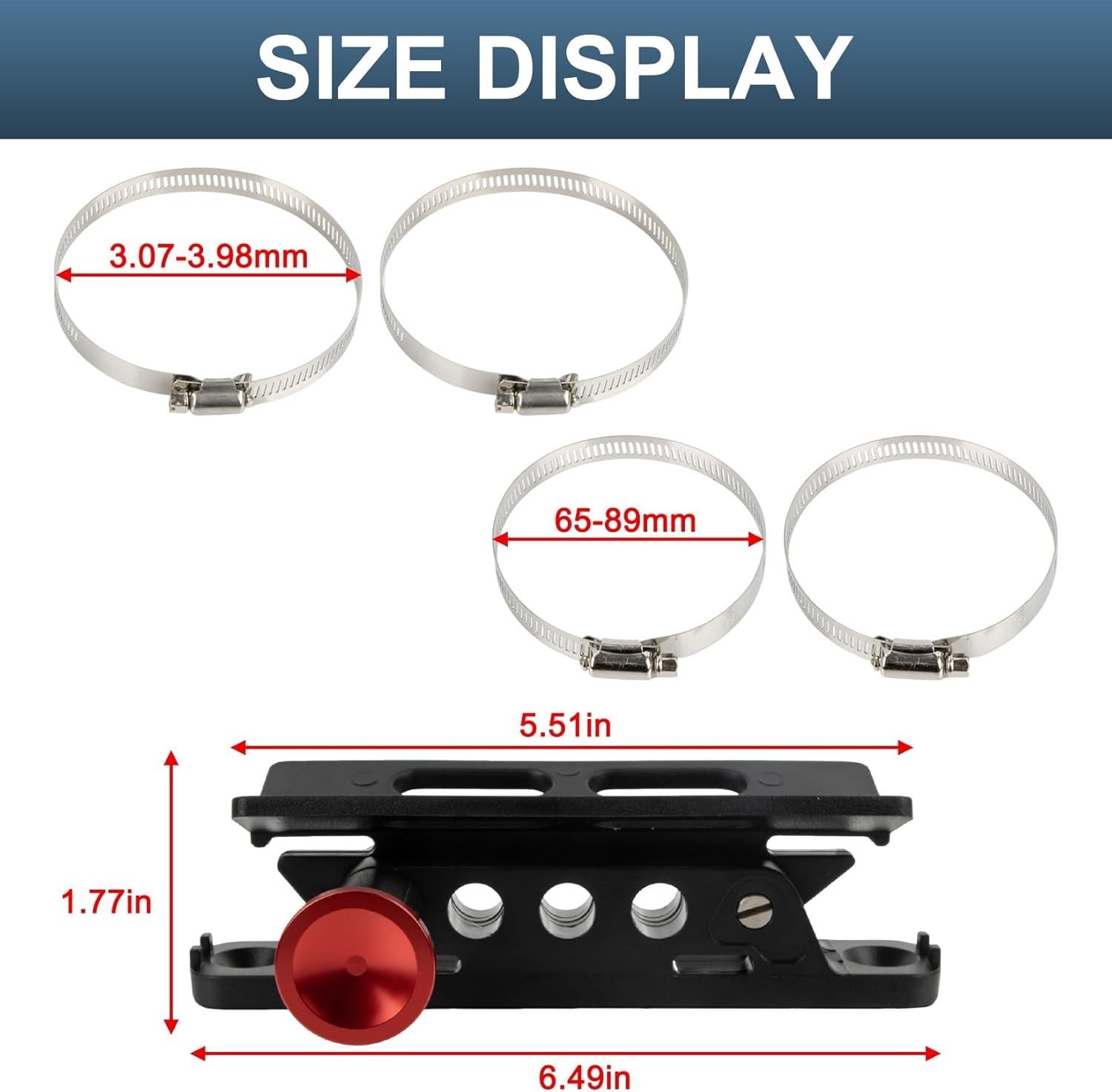 Quick Release UTV Fire Extinguisher Mount Kits Universal for Truck Wrangler J…