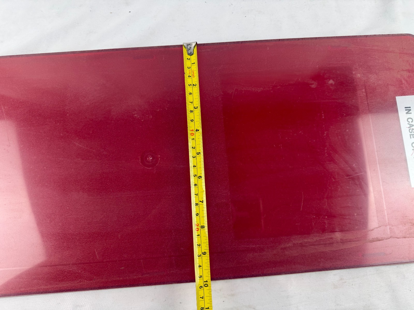 BECO Mark II M2CR Fire Extinguisher Cabinet Replacement Cover Door Red