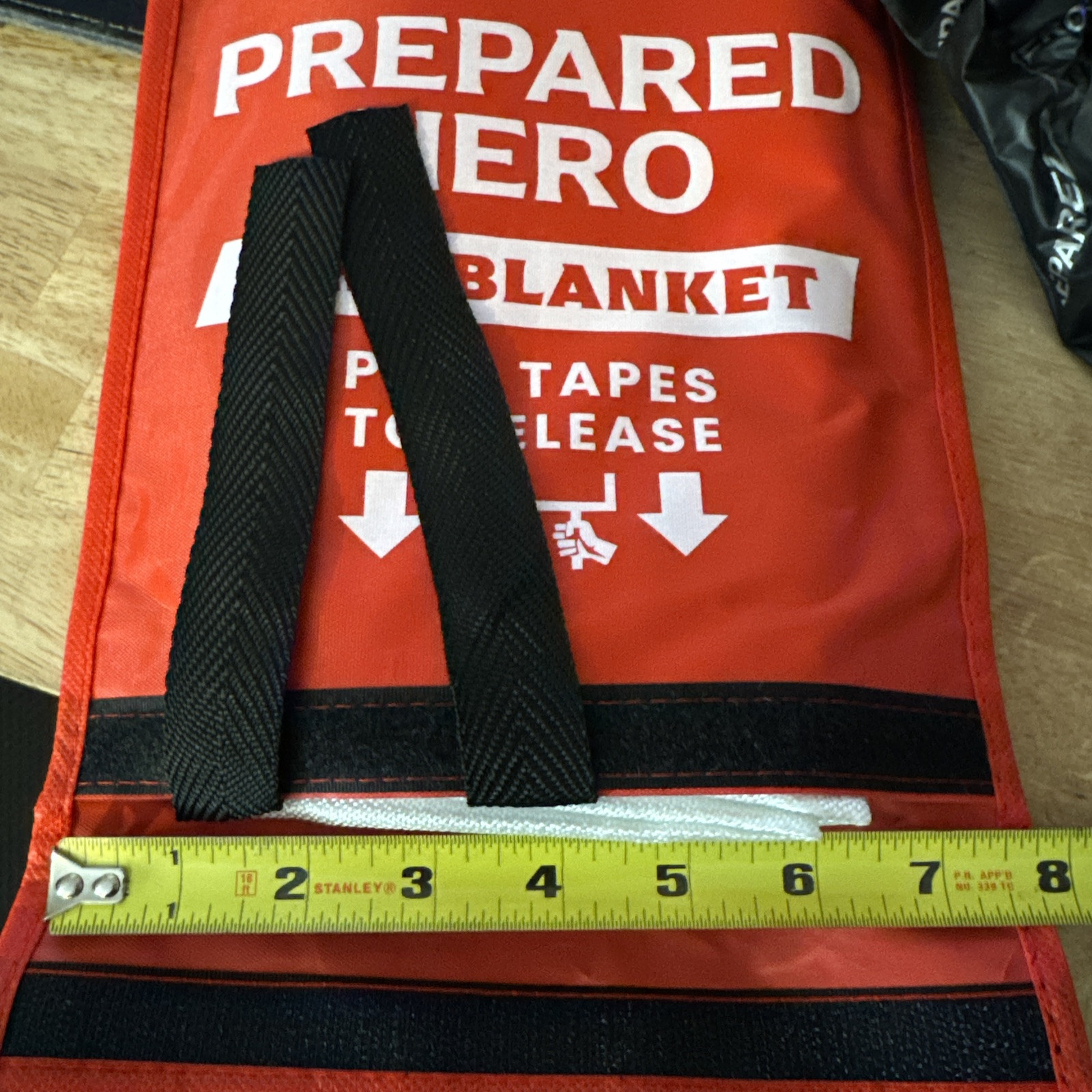 Emergency Fire Blanket Prepare Hero 40×40” Firefighter Rescue Fireproof Car Auto