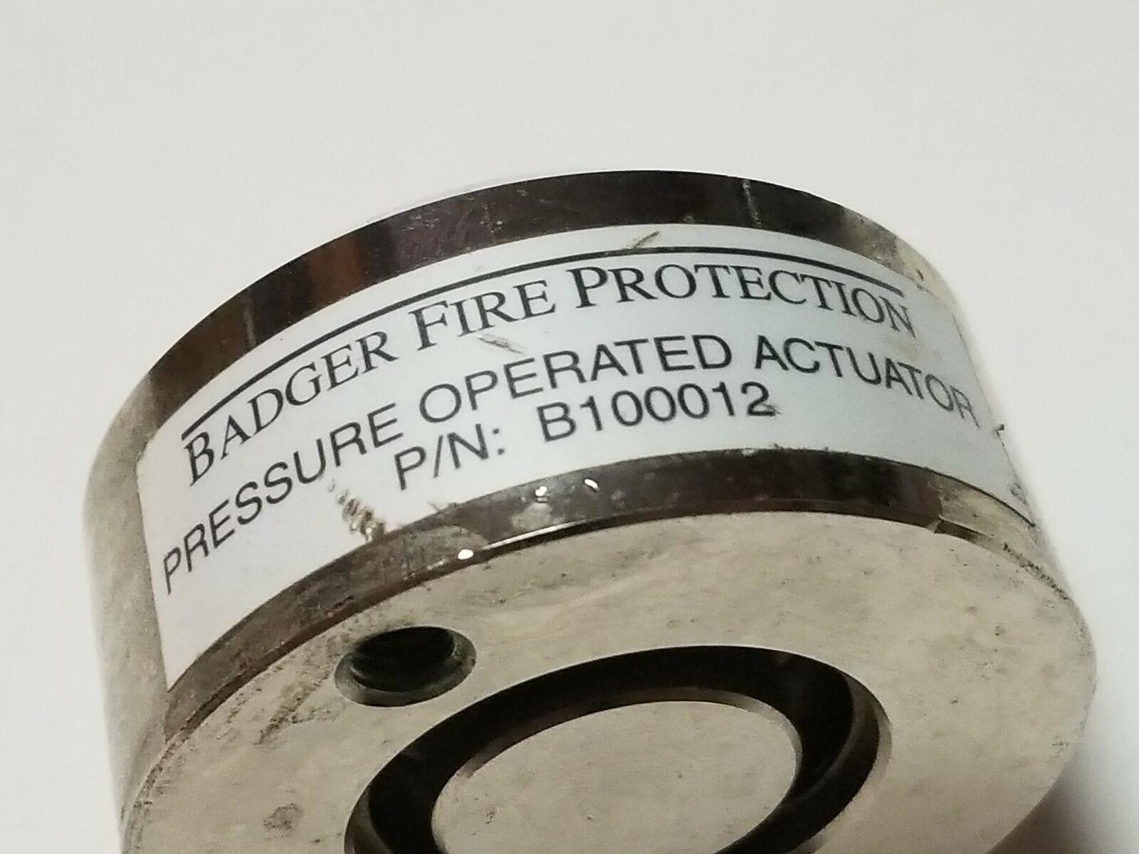 Badger Fire Protection B100012 Pressure Operated Actuator