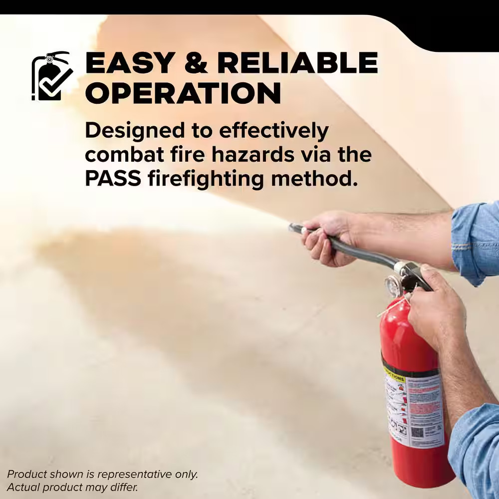 Pro plus Rechargeable 6-A:120-B:C Class ABC 20 Lb. Fire Extinguisher 21033506