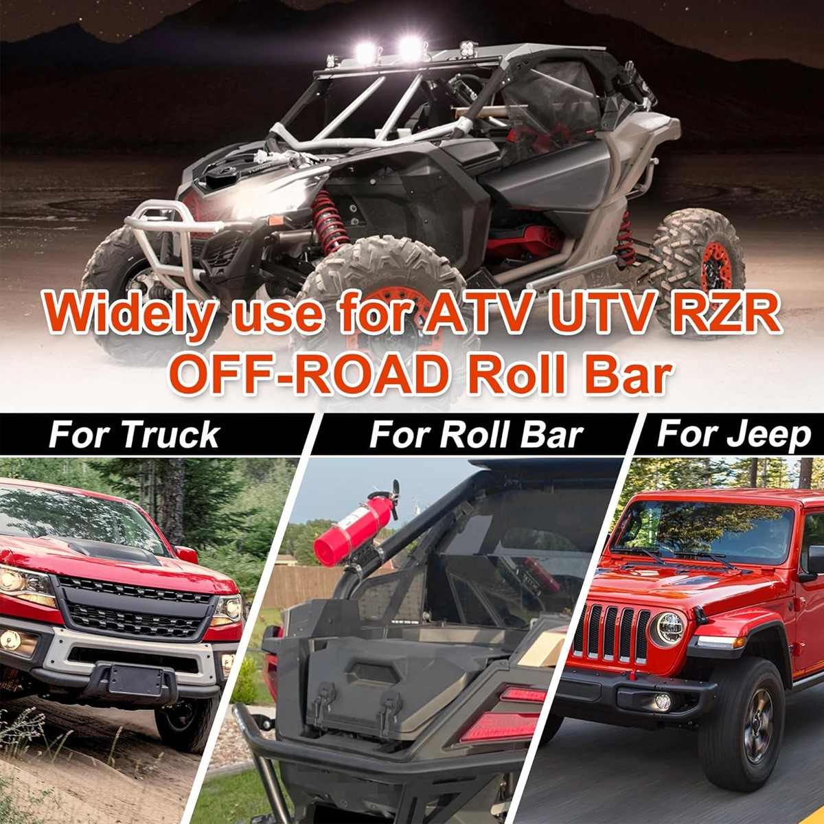 Adjustable Universal Car Fire Extinguisher Mounting Bracket Holder For UTV Jeep