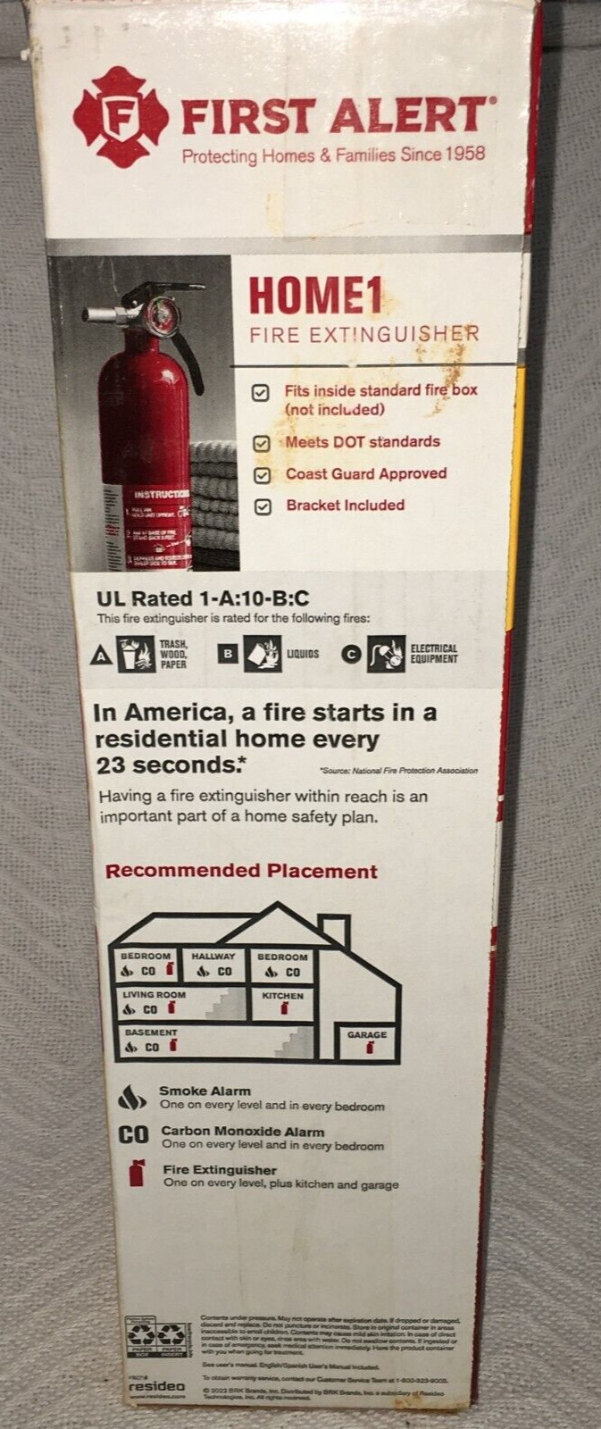 First Alert Home Fire Extinguishers 2 Pack – TOP QUALITY FIRE EXTINGUISHERS NEW
