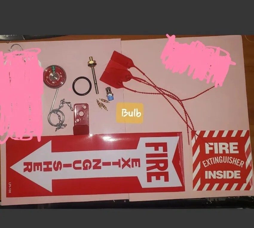 🤡🧯REBUILD KIT ALL NEW PARTS AMEREX 2 1/2 Gallon Water Fire Extinguisher 🔥🧯