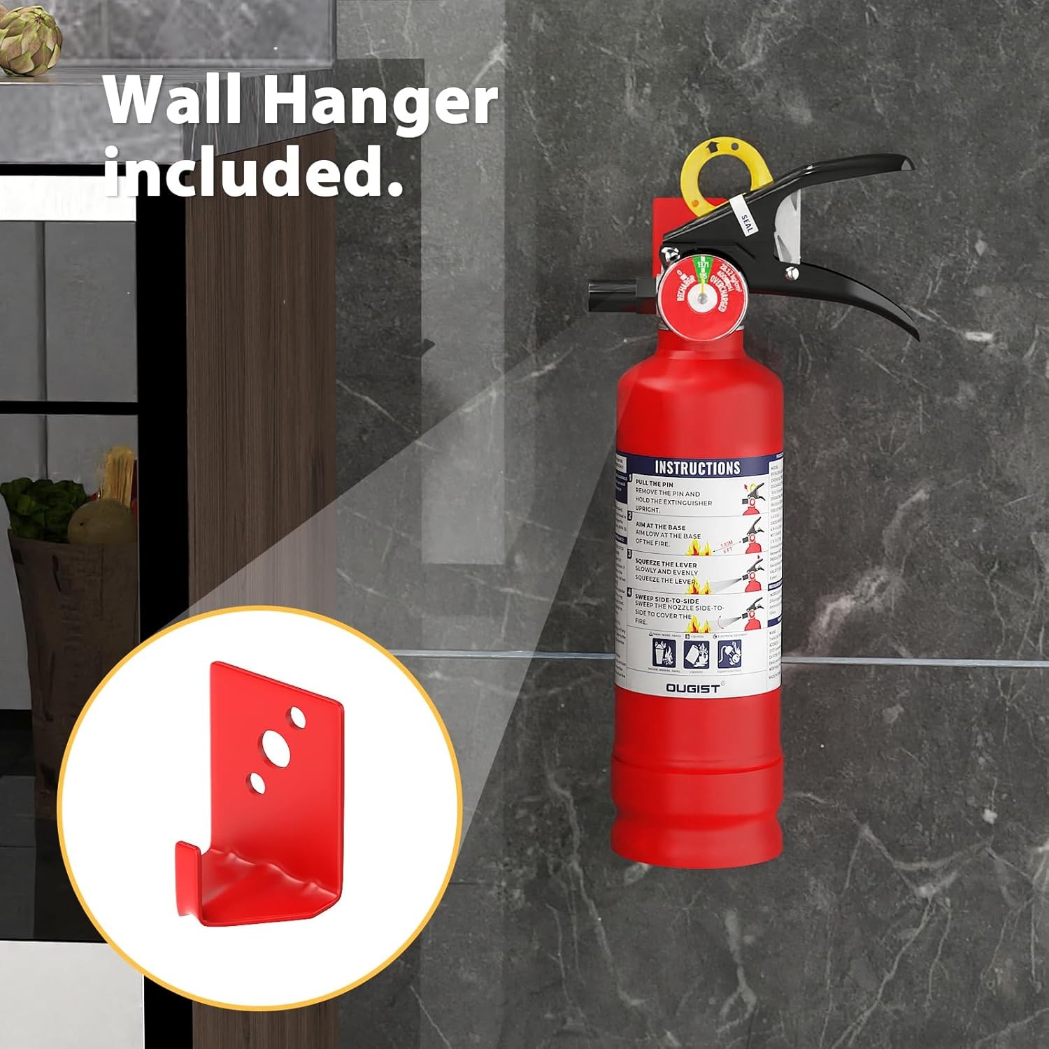 ABC Fire Extinguisher 2.5lb Dry Chemical 1A10BC Rated