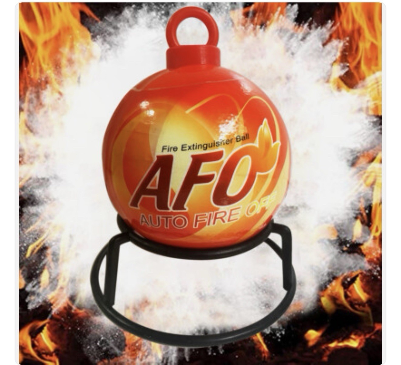 1 PACK Automatic Portable Fire Ball Extinguisher with Mounting Bracket for Home