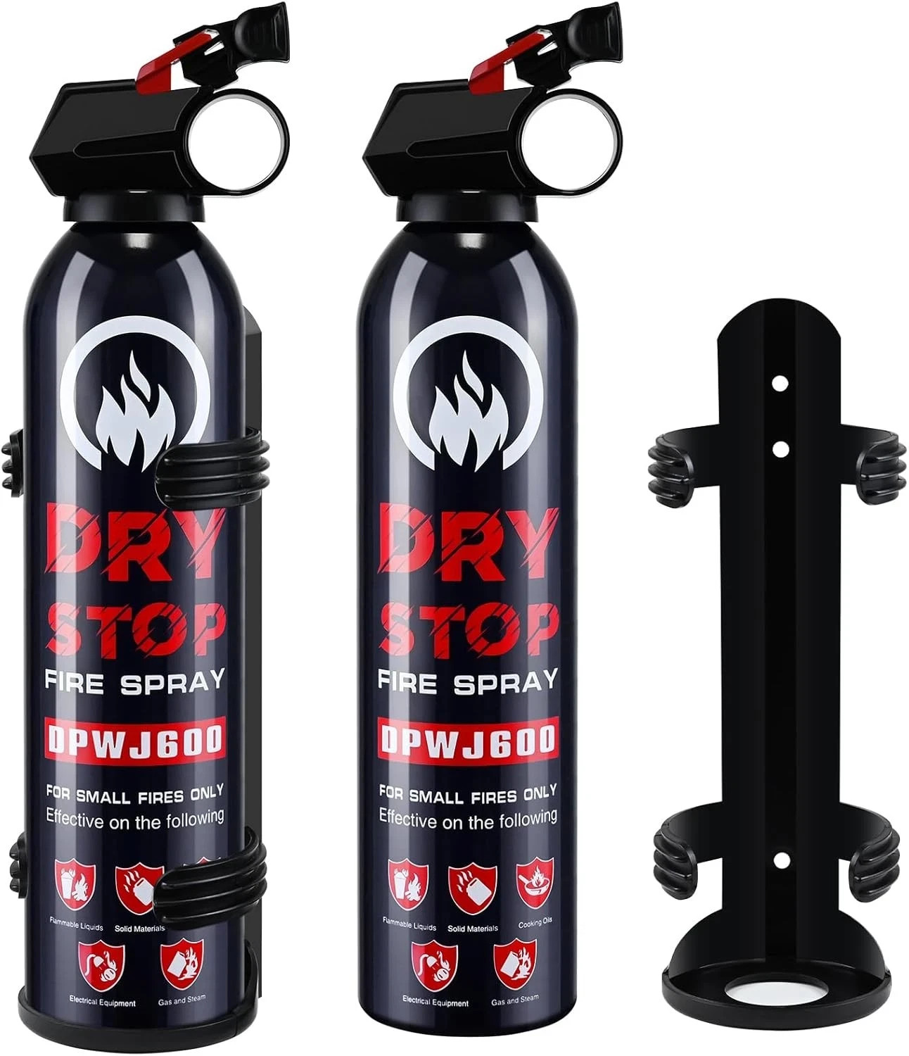 2Pack Dry Stop Fire Spray for Home – Auto Fire Extinguisher for Truck Vehicle, 6