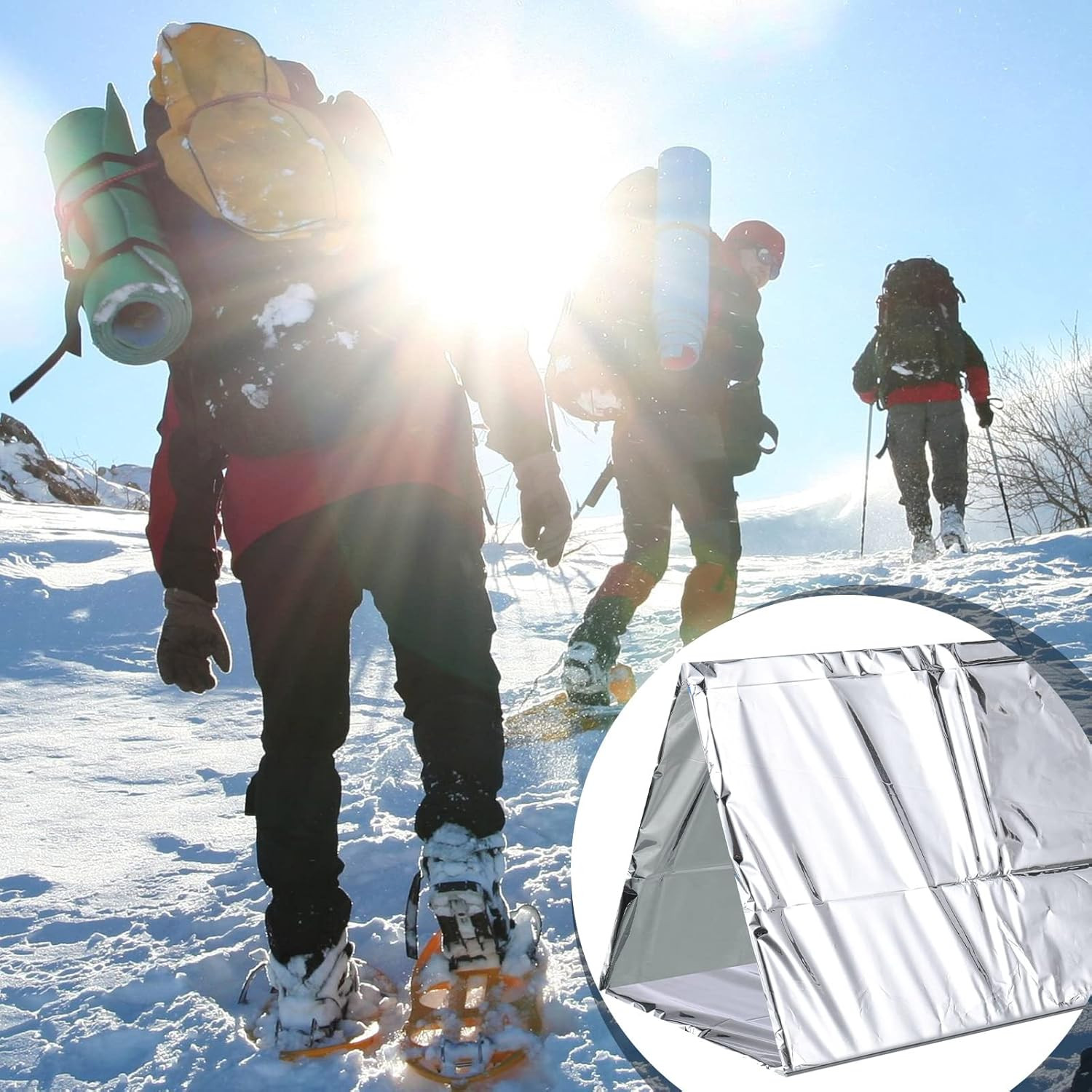 50 Pieces Emergency Thermal Blanket Bulk 83 X 63 Gigantic Foil Space Blanket Sur