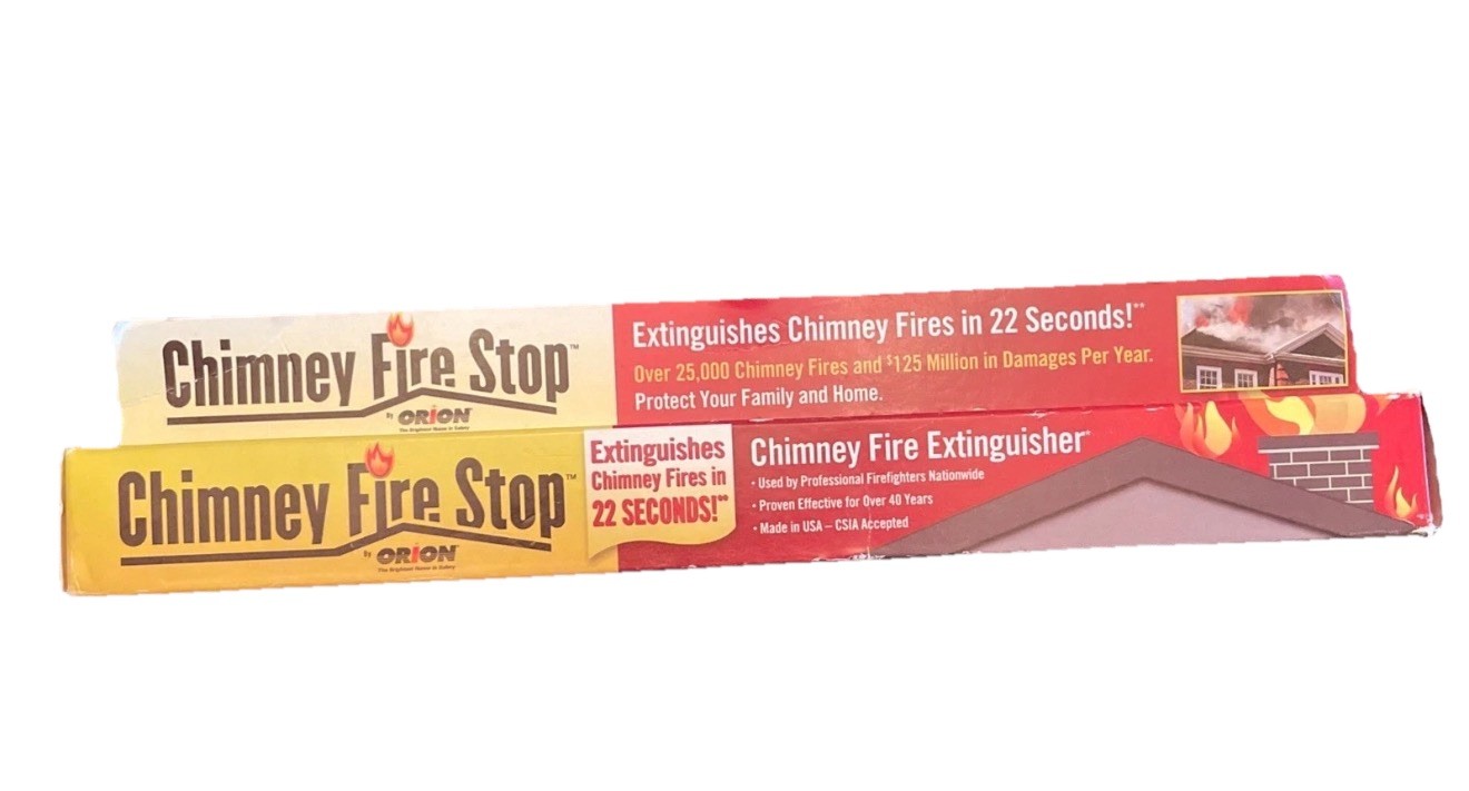 Orion Chimney Fire Stop Fire Extinguisher for Fireplace Works in 22 Seconds!