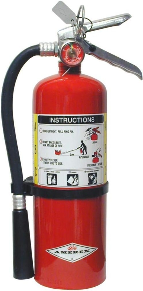 Durable 5 lb Fire Extinguisher – 14 Seconds Discharge for Home & Office Safety
