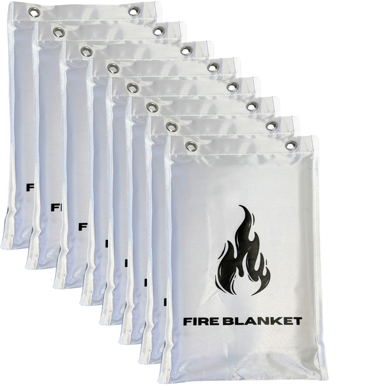 Motivpart Fire Blanket Emergency Survival Kit 2 Pack Size 39″x39″ Safety Blanket