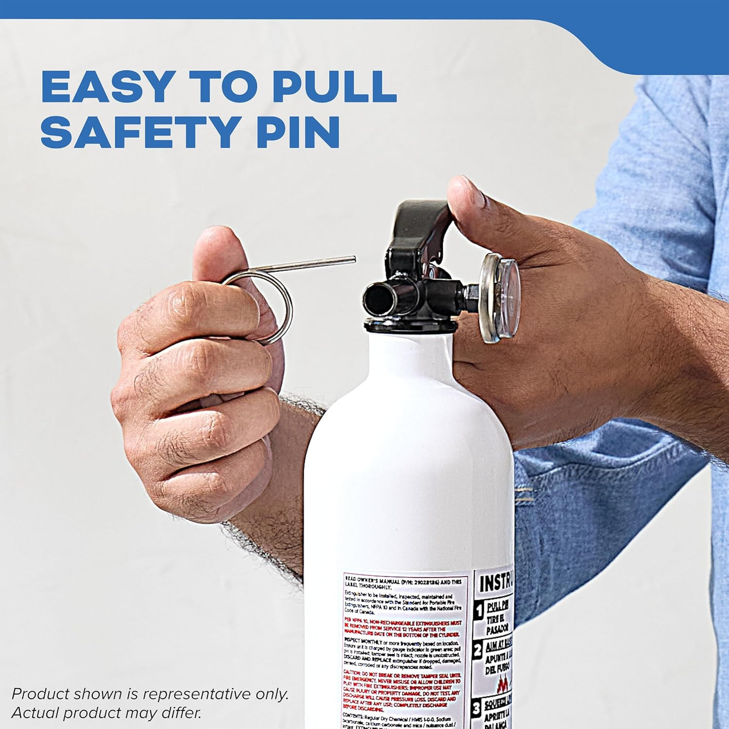 Mariner 5 Fire Extinguisher for Boats, Single-Use 5BC