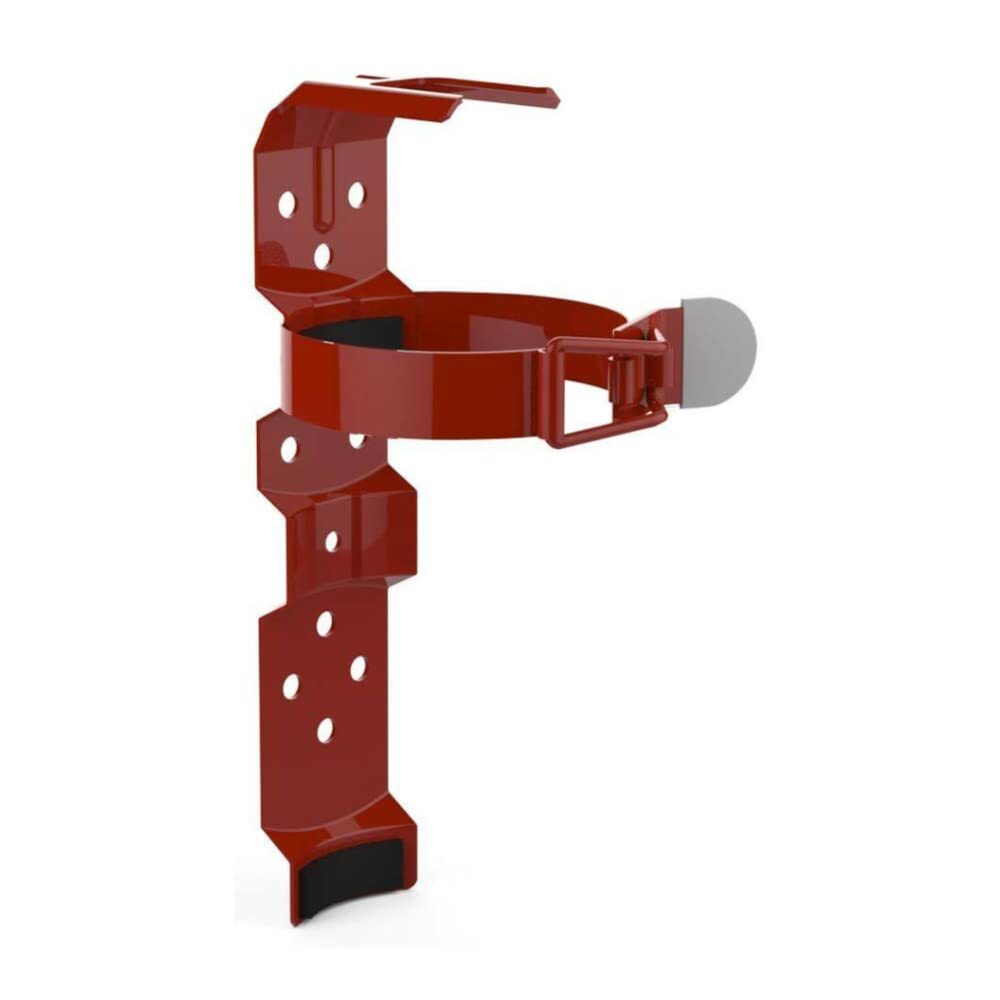 Amerex Fire Extinguisher Bracket Steel Red Vehicle Marine Mounting Bracket