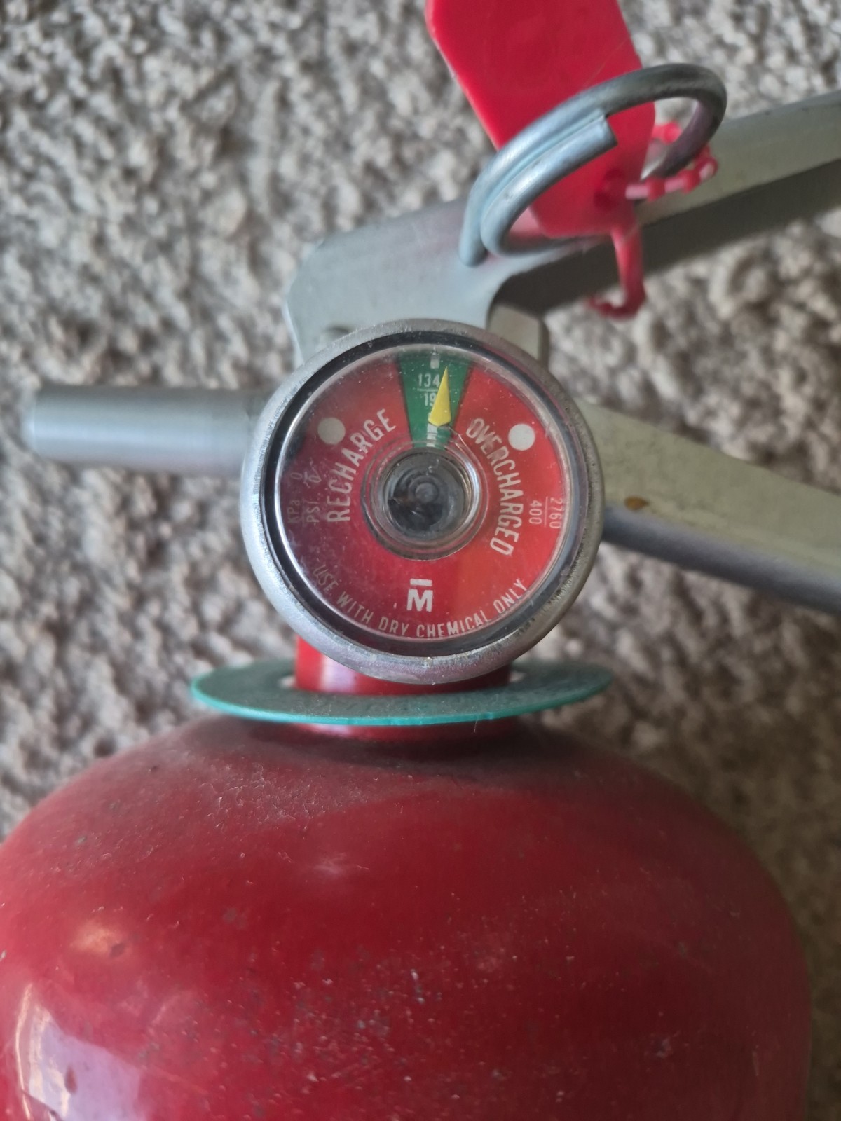 Badger 5lb Abc Fire Extinguisher Vintage 1981 Full Charge Collectable Cheap&easy